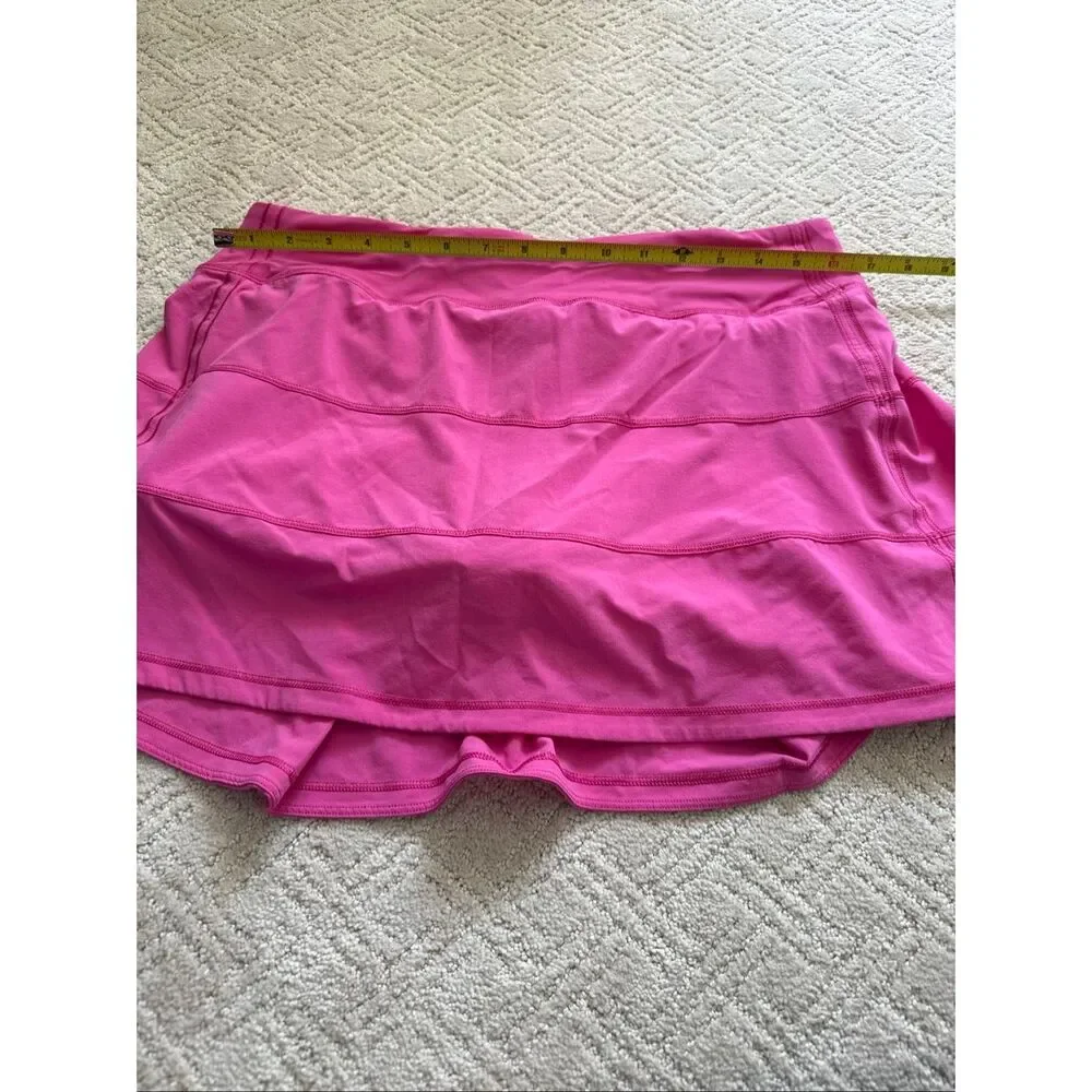 Lululemon Pace Rival Skirt Hot Pink